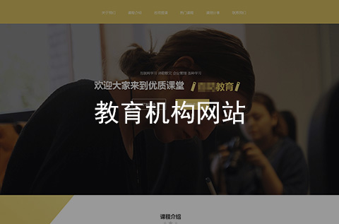 教育培訓(xùn)機構(gòu)網(wǎng)站建設(shè)案例